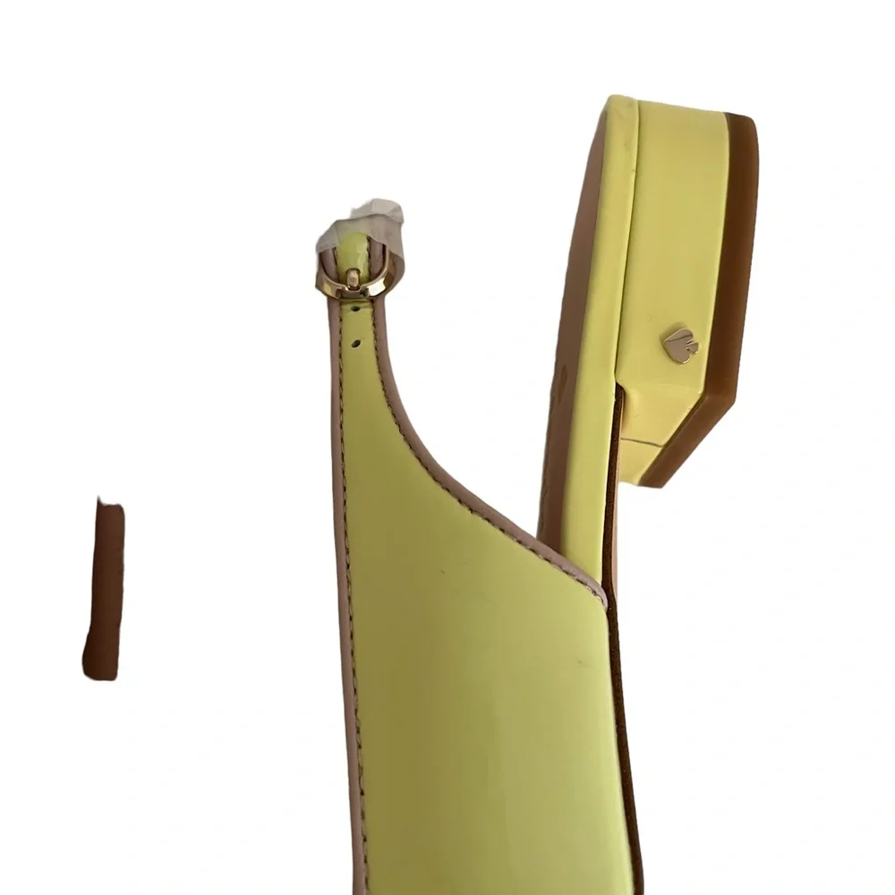 Kate Spade "Antibes" Sling Back Pointed Toe Flat in Lemon Sorbet 6.5 NEW - Picture 12 of 15